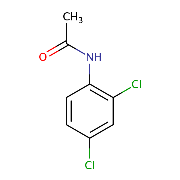 2,4-Dichloroacetanilide structural formula