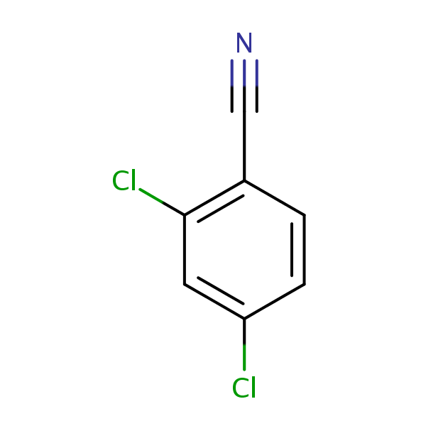 2,4-Dichlorobenzonitrile structural formula