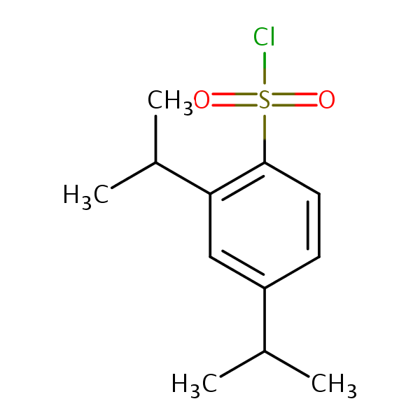 2,4-Diisopropylbenzenesulphonyl chloride structural formula