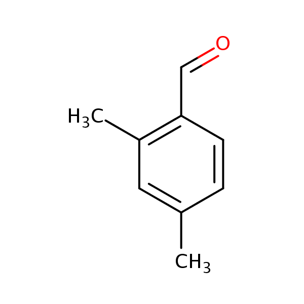 2,4-Dimethyl benzaldehyde structural formula