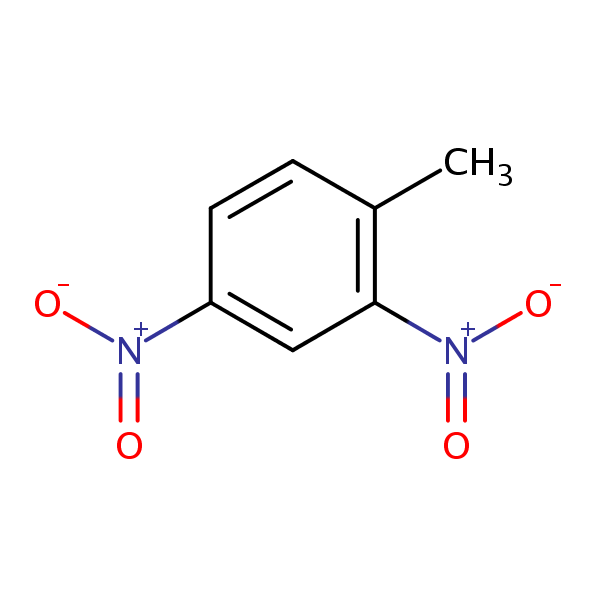 2,4-Dinitrotoluene structural formula
