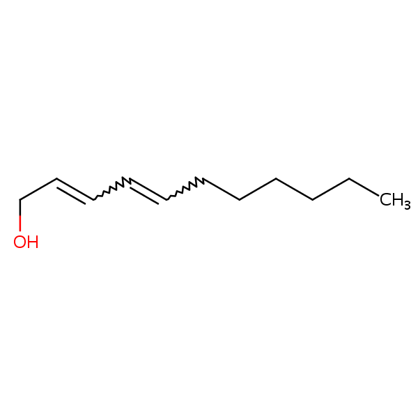 2,4-Undecadien-1-ol structural formula