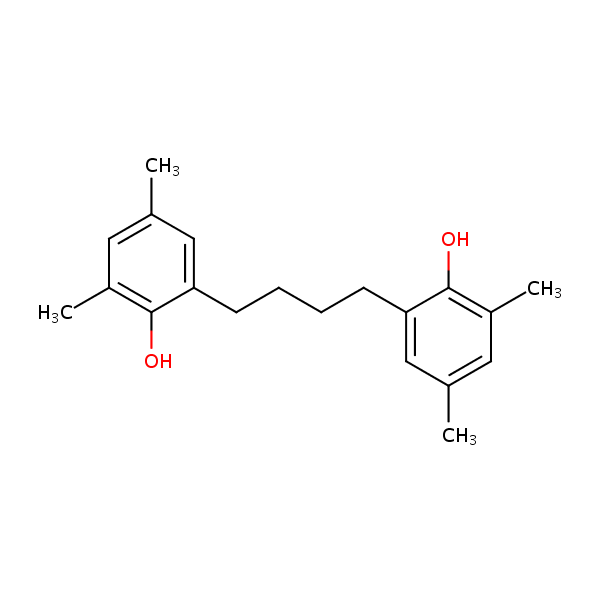2,4-Xylenol, 6,6’-butylidenebis- structural formula