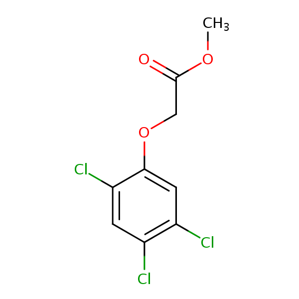 2,4,5-T-methyl [ISO] structural formula