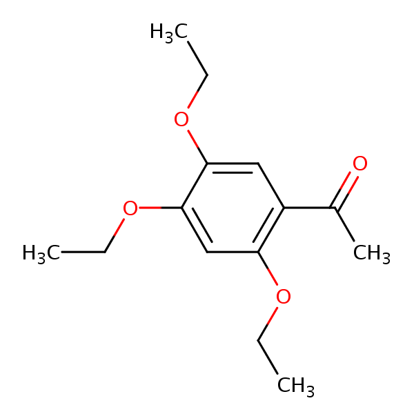 2,4,5-Triethoxyacetophenone structural formula