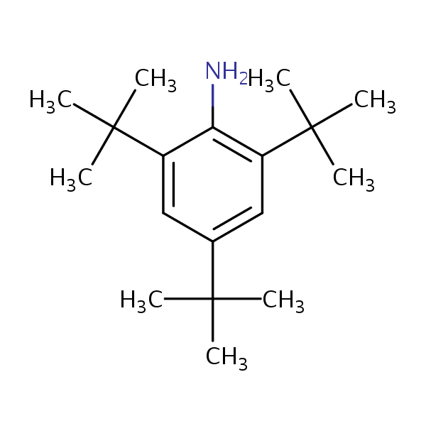 2,4,6-Tri-tert-butylaniline structural formula