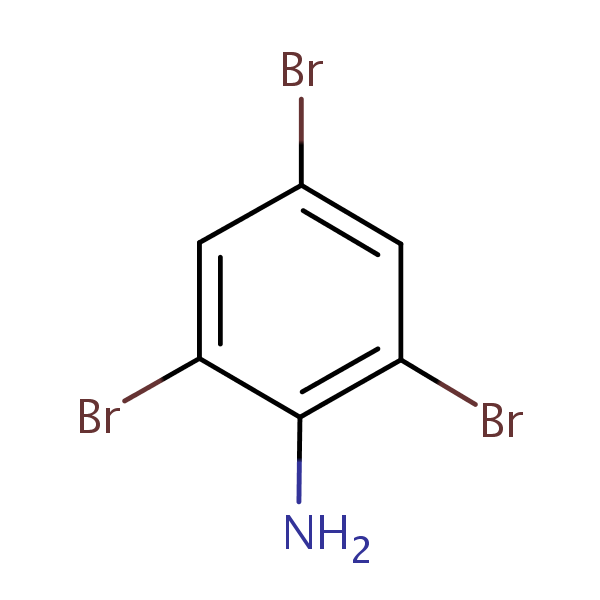 2,4,6-Tribromoaniline structural formula