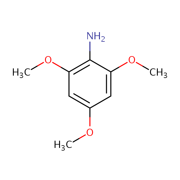 2,4,6-Trimethoxyaniline structural formula
