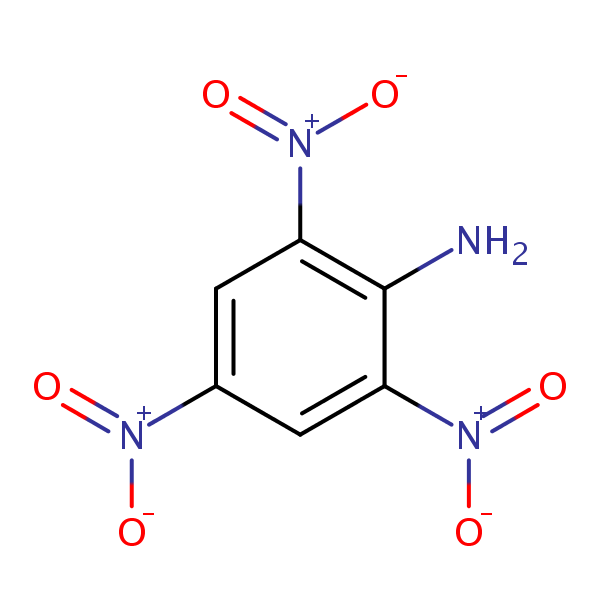 2,4,6-Trinitroaniline structural formula