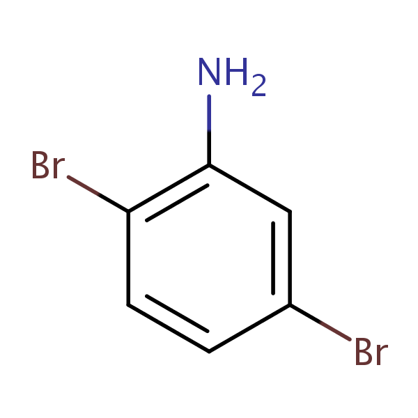 2,5-Dibromoaniline structural formula