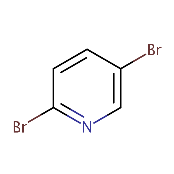 2,5-Dibromopyridine structural formula