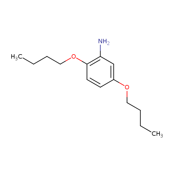 2,5-Dibutoxyaniline structural formula