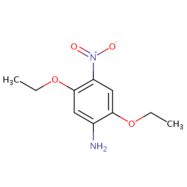 2,5-Diethoxy-4-nitroaniline structural formula