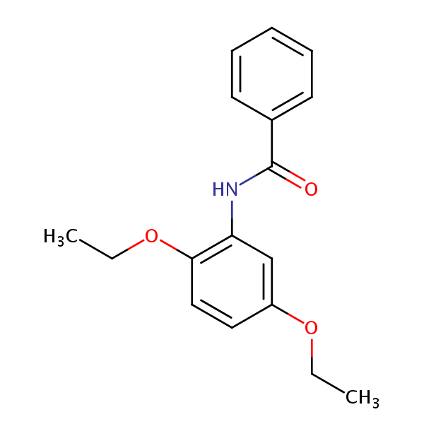 2’,5’-Diethoxybenzanilide structural formula