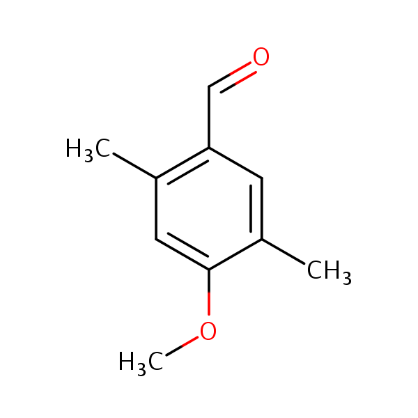 2,5-Dimethyl-p-anisaldehyde structural formula