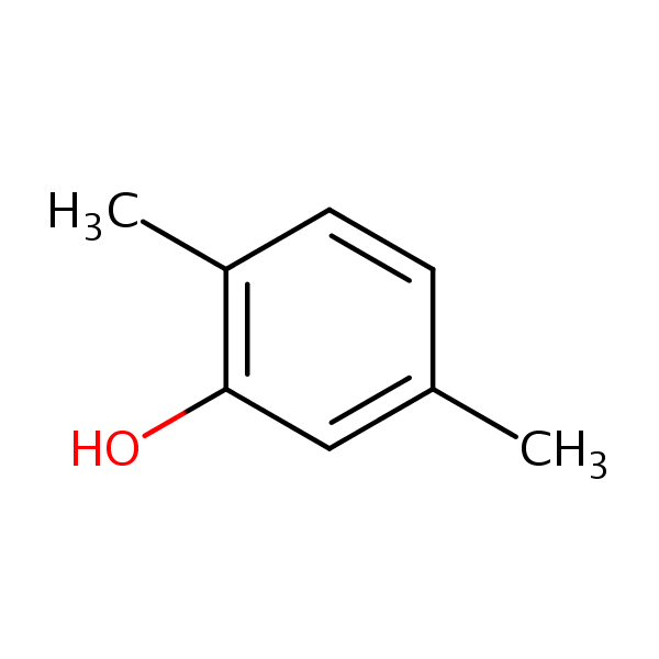 2,5-Dimethylphenol structural formula