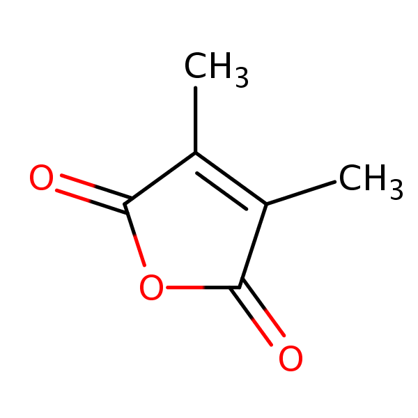 2,5-Furandione, 3,4-dimethyl- structural formula