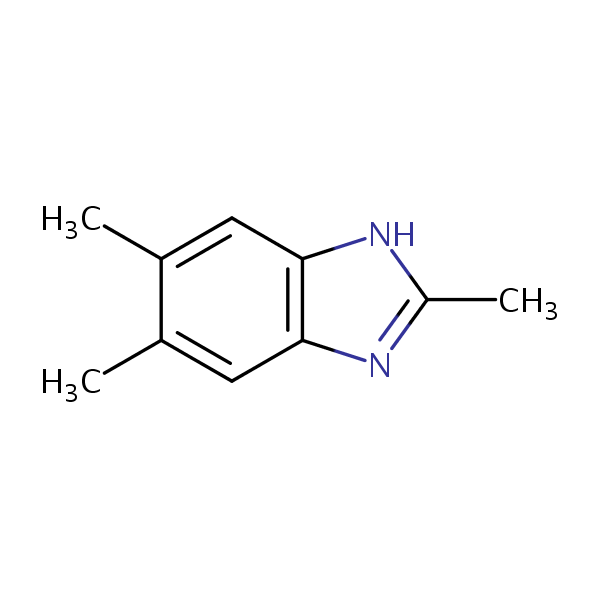 2,5,6-Trimethylbenzimidazole structural formula