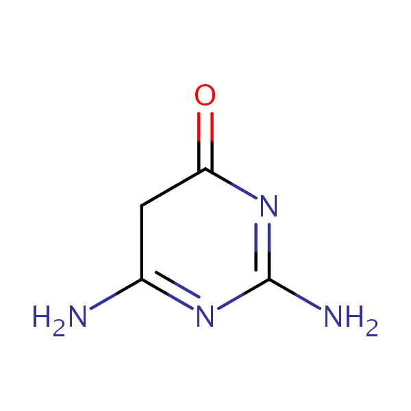 2,6-Diamino-5H-pyrimidin-4-one structural formula