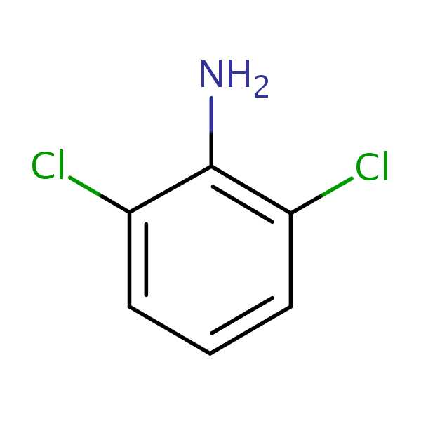 2,6-Dichloroaniline structural formula