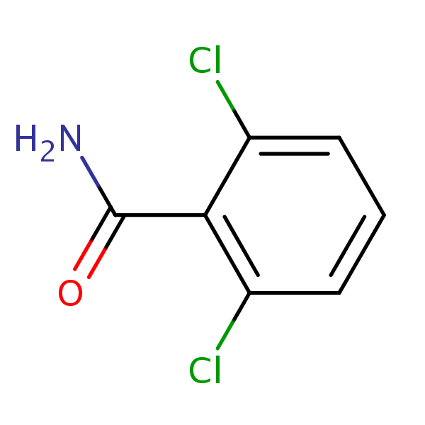 2,6-Dichlorobenzamide structural formula