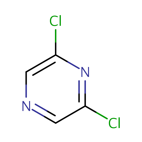 2,6-Dichloropyrazine structural formula
