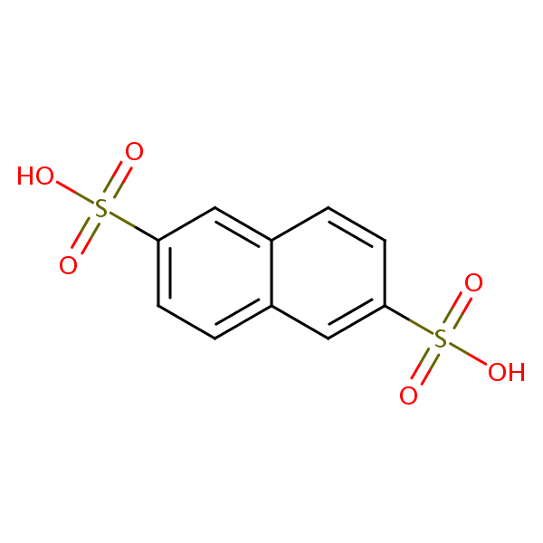 2,6-Naphthalenedisulfonic acid structural formula