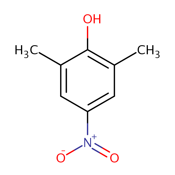 2,6-Xylenol, 4-nitro- structural formula