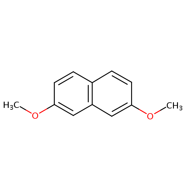 2,7-Dimethoxynaphthalene structural formula