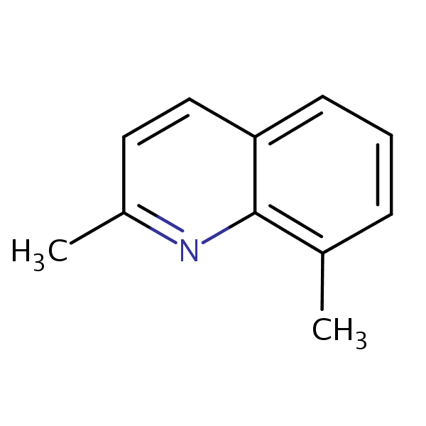 2,8-Dimethylquinoline structural formula