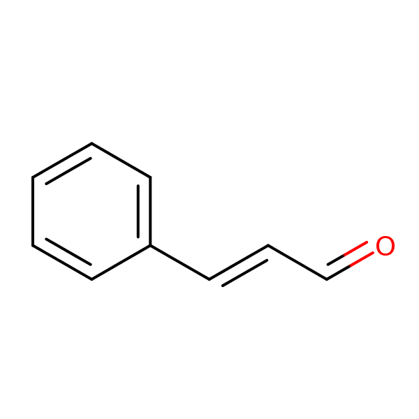 (2E)-3-Phenylprop-2-enal structural formula