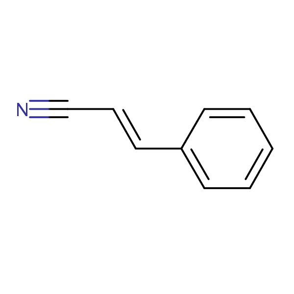 (2E)-3-Phenylprop-2-enenitrile structural formula