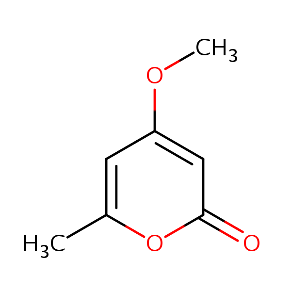 2H-Pyran-2-one, 4-methoxy-6-methyl- structural formula