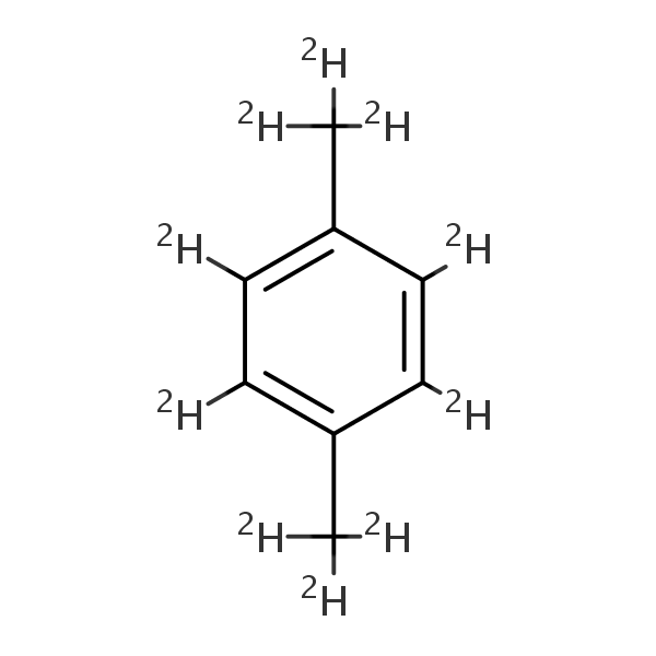 (2H10)-p-Xylene structural formula