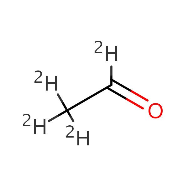 (2H4)Acetaldehyde structural formula