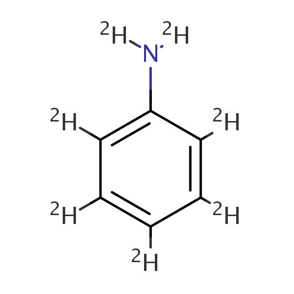 (2H7)Aniline structural formula