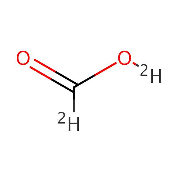 (2H)Formic (2)acid structural formula