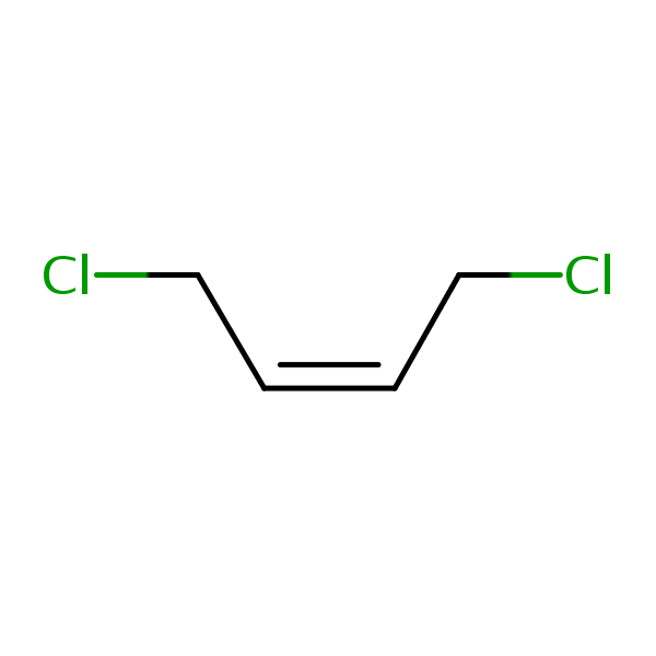 (2Z)-1,4-Dichlorobut-2-ene structural formula