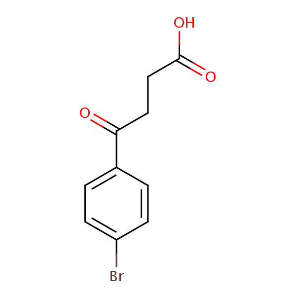 3-(4-Bromobenzoyl)propionic acid structural formula
