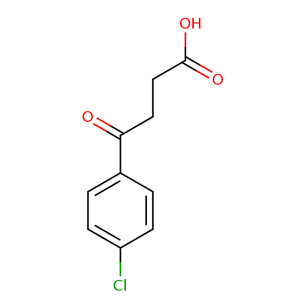 3-(4-Chlorobenzoyl)propionic acid structural formula