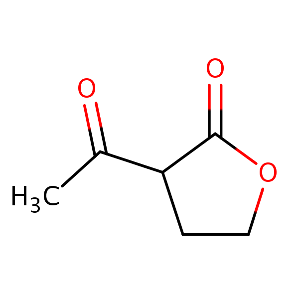 3-Acetyldihydro-2(3H)-furanone structural formula