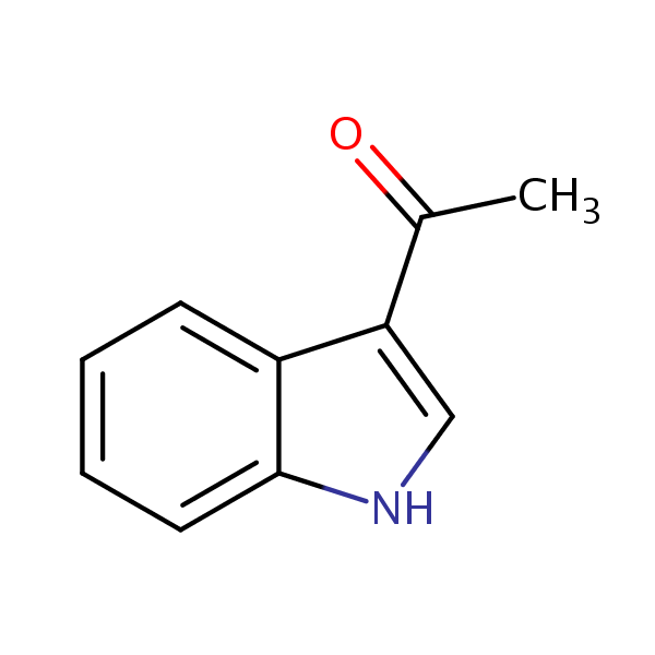 3-Acetylindole structural formula