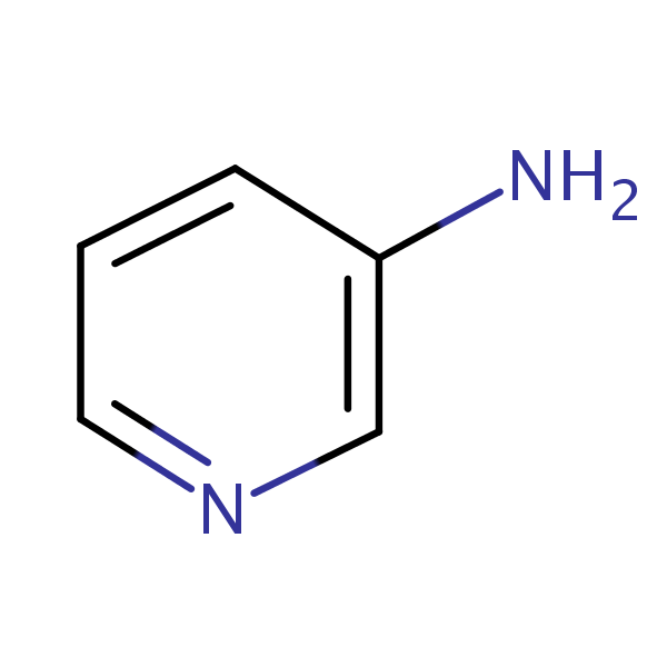 3-Aminopyridine structural formula