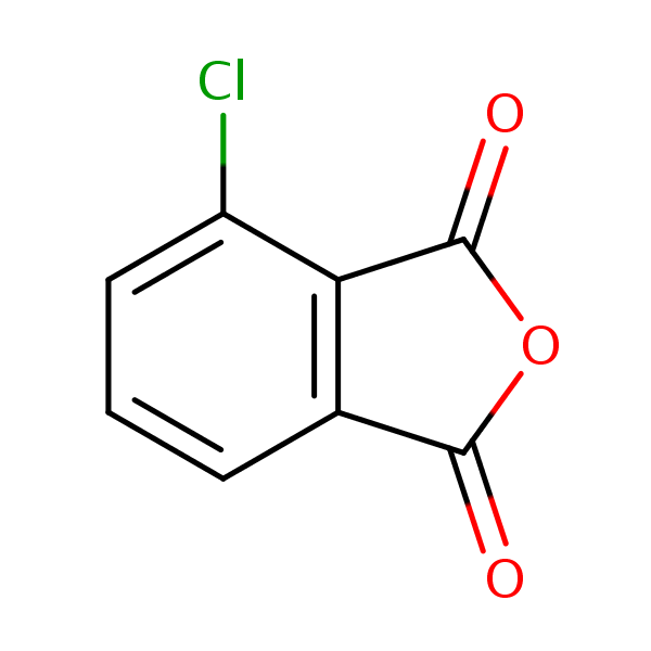 3-Chlorophthalic anhydride structural formula