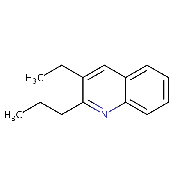 3-Ethyl-2-propylquinoline structural formula