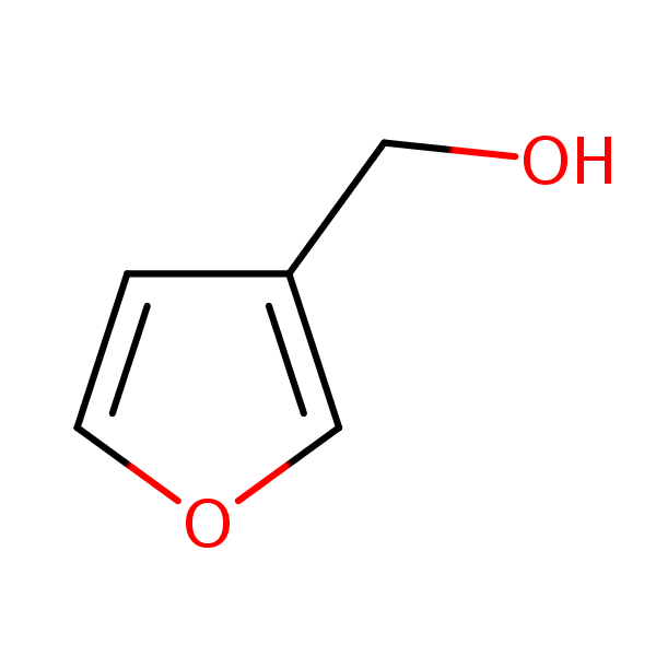 3-Furanmethanol structural formula