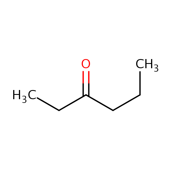 3-Hexanone structural formula