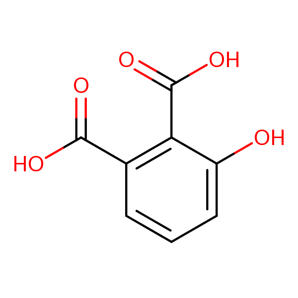 3-Hydroxyphthalic acid structural formula