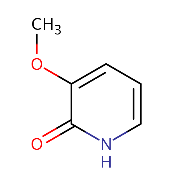 3-Methoxy-2-pyridone structural formula