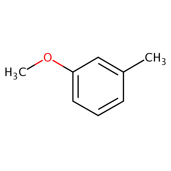 3-Methoxytoluene structural formula